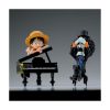 Picture of Banpresto World Collectable Figure Log Stories: One Piece - Monkey D.Luffy & Brook Statue (8cm) (29640)