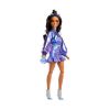 Picture of Mattel Barbie: Deluxe Style - Metallic Blue Dress with Brown Hair Doll (JFP42)