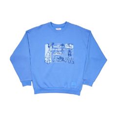 Picture of Loungefly Disney: Dogs & Cats Oversized Crewneck Sweatshirt (XL)(WDSWC0001X)