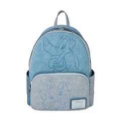 Picture of Loungefly Disney: Dogs & Cats Faux Denim Mini Backpack(WDBK4023)