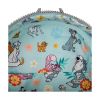 Picture of Loungefly Disney: Dogs & Cats Faux Denim Mini Backpack(WDBK4023)