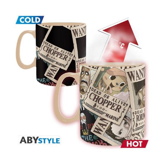 Picture of Abysse: One Piece - Wanted  Heat Change Mug (460ml) (ABYMUGA444)