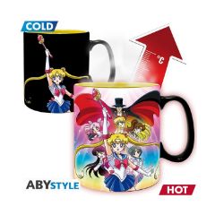 Picture of Abysse: Sailor Moon - Sailor Moon Group Heat Change Mug (460ml) (ABYMUGA560)