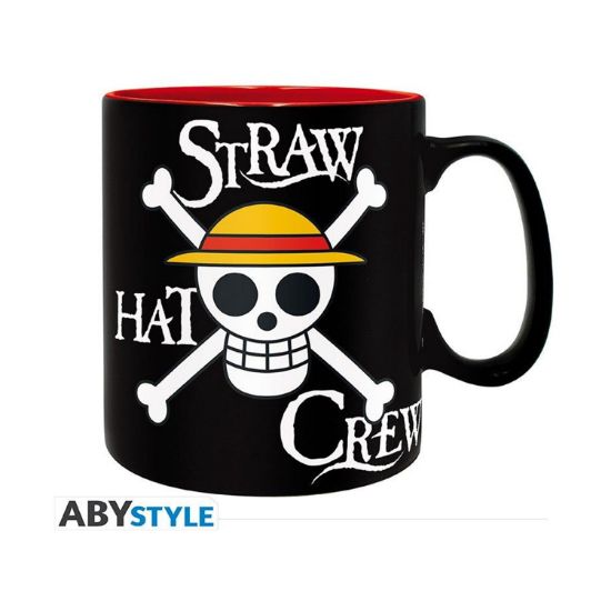 Picture of Abysse: One Piece - Luffy & Skull  Mug (460ml) (ABYMUGA451)