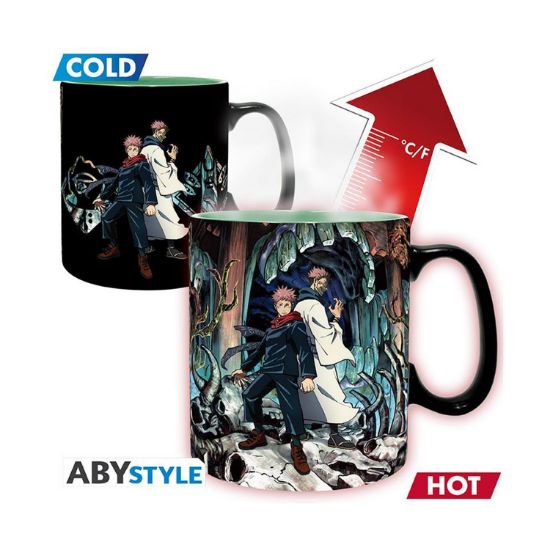 Picture of Abysse: Jujutsu Kaisen - Itadori & Sukuna Heat Change Mug (460ml) (ABYMUGA511)