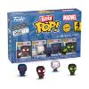 Picture of Funko Bitty Pop! 4-Pack: Spider-Man - Miles Morales, Ghost-Spider, Spider-Man 2099, Spider-Man Stealth Suit Vinyl Figures