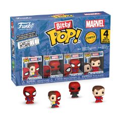 Picture of Funko Bitty Pop! 4-Pack: Spider-Man - Peter Parker - Spider-Man, Superior Spider-Man, Spider-Man, Peter Parker Vinyl Figures