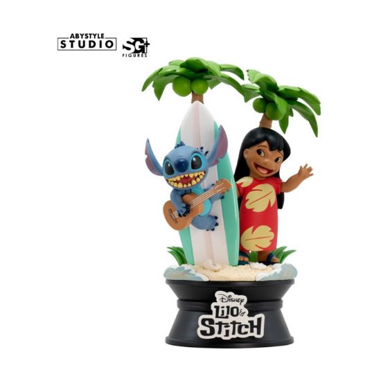 Picture of Abysse Disney: Lilo & Stitch - Lilo & Stitch Surfboard Statue (17cm) (ABYFIG062)