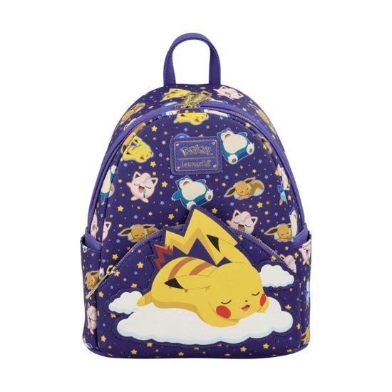 Picture of Loungefly Pokemon: Sleeping Pikachu And Friends Mini Backpack (PMBK0236)