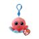 Picture of AS TY Beanie Boo's: Sheldon the Coral Octopus - Keychain Plush 8,5cm (1607-35255)