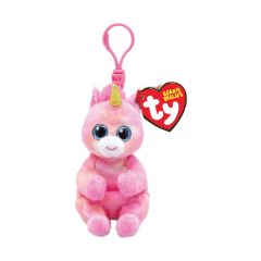 Picture of AS TY Beanie Bellies: Skylar the Pink Unicorn - Keychain Plush 8,5cm (1607-43102)