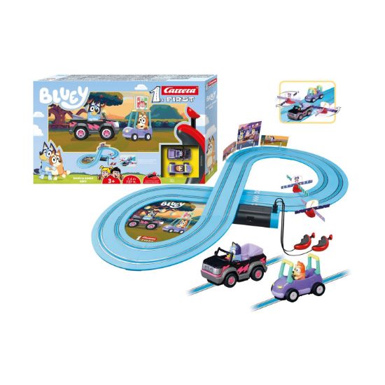 Picture of Carrera Slot 1.First: Bluey & Bingo Race -1:50 (20063054)