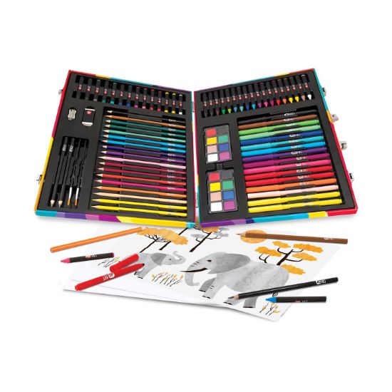 Picture of AS Happihobbi: Art Case Deluxe - Rainbow 100 Accessories (Εn) (1038-82057)