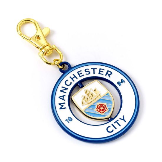 Picture of Carat Shop Manchester City FC - Spinning Logo Backpack Hanger (MCBH0001)