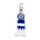 Picture of Carat Shop Chelsea FC - Blue Stripe Scarf and Logo Backpack Hanger (CFCBH002)