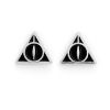 Picture of Carat Shop Harry Potter - Deathly Hallows Black Stud Earrings (WES0054)