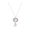 Picture of Carat Shop Barbie - Crystal Heart and Roller Skate Necklace (BMN00004)