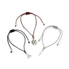 Picture of Carat Shop Harry Potter - Deathly Hallows Friendship Bracelet Set Multi (HPFB0450)