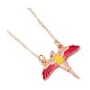 Picture of Carat Shop Harry Potter - Rose Gold Plated Fawkes Necklace (WN000113)