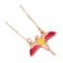 Picture of Carat Shop Harry Potter - Rose Gold Plated Fawkes Necklace (WN000113)