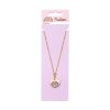 Picture of Carat Shop Pusheen - the Cat Pink and Gold Heart Necklace (PTCN0100)