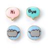 Picture of Carat Shop Pusheen - the Cat "Hi , Bye" Stud Earrings Set (PTCES103)