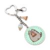 Picture of Carat Shop Pusheen - the Cat Pizza Keyring with Mini Charms (PTCK0106)