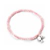 Picture of Carat Shop Barbie - Sterling Silver Silhouette Charm & Rose Quartz Bead Bracelet (BMSB0018)