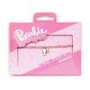 Picture of Carat Shop Barbie - Sterling Silver Silhouette Charm & Rose Quartz Bead Bracelet (BMSB0018)