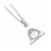 Picture of Carat Shop Harry Potter - Sterling Silver Deathly Hallows necklace with crystals (BHPSN002)