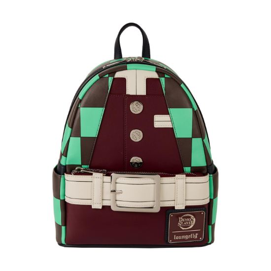 Picture of Loungefly Demon Slayer: Tanjiro Kamado Cosplay Mini Backpack (DMSBK0011)