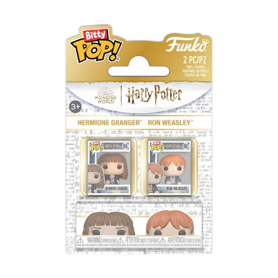 Picture of Funko Bitty Pop! 2-pack: Harry Potter - Ron & Hermione Vinyl Figures