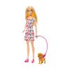 Picture of Mattel Barbie®: You Can Be Anything - Doll with Puppies and Pet Wheelchair Playset (HTK37)
