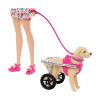 Picture of Mattel Barbie®: You Can Be Anything - Doll with Puppies and Pet Wheelchair Playset (HTK37)