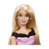 Picture of Mattel Barbie® 65th Anniversary - Blonde Doll with Pink Striped Dress (HTH66)