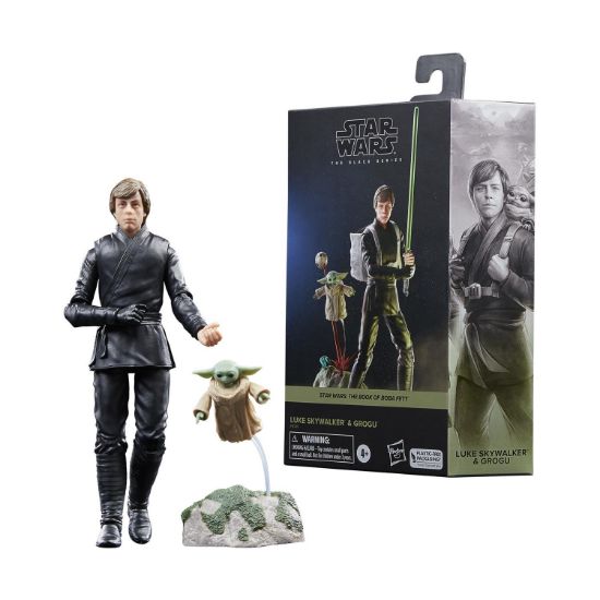 Picture of Hasbro Fans Disney Star Wars The Black Series: The Book of Boba Fett - Luke Skywalker & Grogu Action Figure (15cm) (Excl.) (F7008)