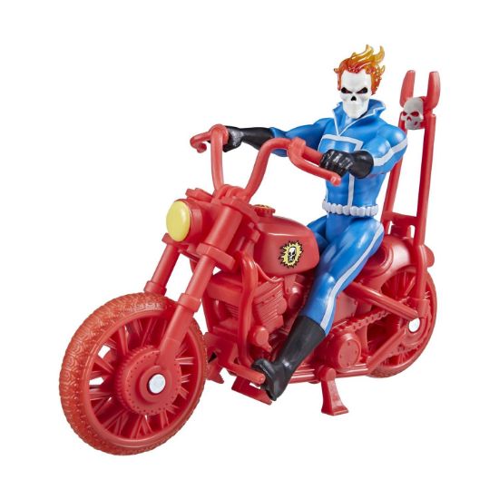 Picture of Hasbro Fans Marvel Legends: Retro Collection - Ghost Rider Action Figure & Motorcycle (10cm) (F6544)