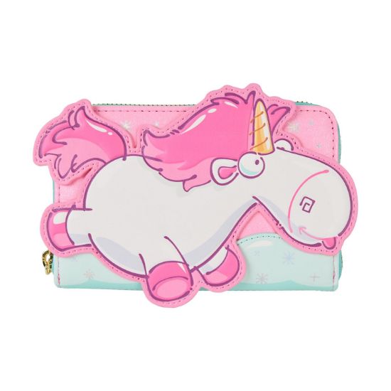 Picture of Loungefly Minions: Fluffy Unicorn Zip Around Wallet (DMWA0010)
