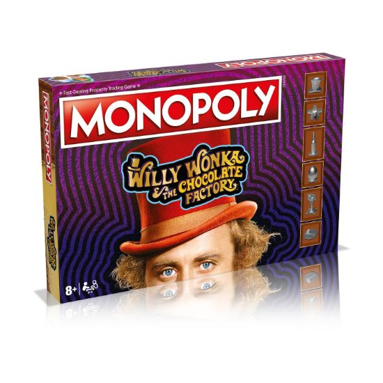 Picture of Winning Moves: Monopoly - Willy Wonka and the Chocolate Factory (English Language) (WM03817-EN1)