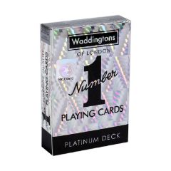 Picture of Winning Moves: Waddingtons No.1 - Platinum Playing Cards (35521)