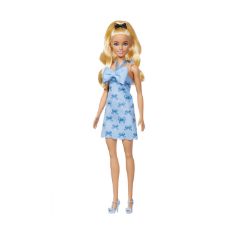 Picture of Mattel Barbie: Barbie Fashionistas Wavy Blonde Ponytail Wearing Blue Bow (HYT93)