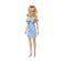 Picture of Mattel Barbie: Barbie Fashionistas Wavy Blonde Ponytail Wearing Blue Bow (HYT93)