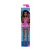 Picture of Mattel Barbie: Beach - Dark Skin Doll Wearing Tropical Pink and Blue Swimsuit (HXX49)
