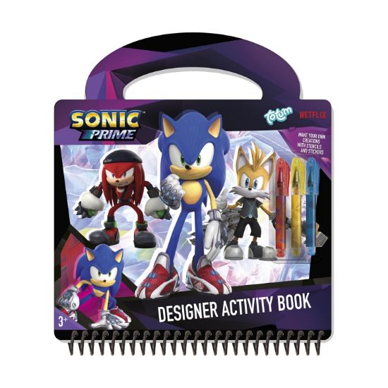 Picture of Totum: Sonic Prime - Designer Activity Book (TT280519)