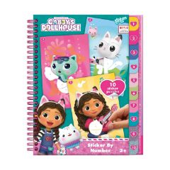 Picture of Totum: Gabby's Dollhouse - Sticker By Number Book (TT421028)