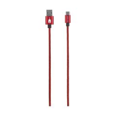 Picture of Spartan Gear - Double Sided USB Cable (Type C) (length: 2m - compatible with playstation 5, xbox series x/s, tablet, mobile) (colour: Red)