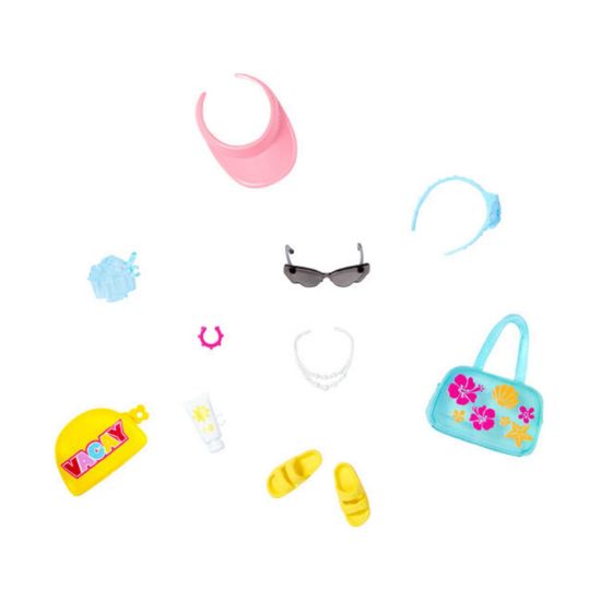 Picture of Mattel Barbie: Blue Bag Vacay Accessories (HYV09)