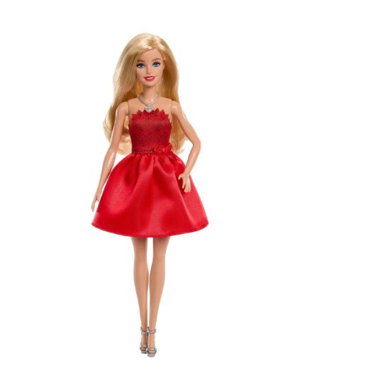 Picture of Mattel Barbie: Fashion Dolls - Red Dress Mattel 80 Year Anniversary (JGD25)