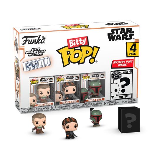 Picture of Funko Bitty Pop! 4-Pack Star Wars: The Mandalorian - Cobb Vanth Vinyl Figures