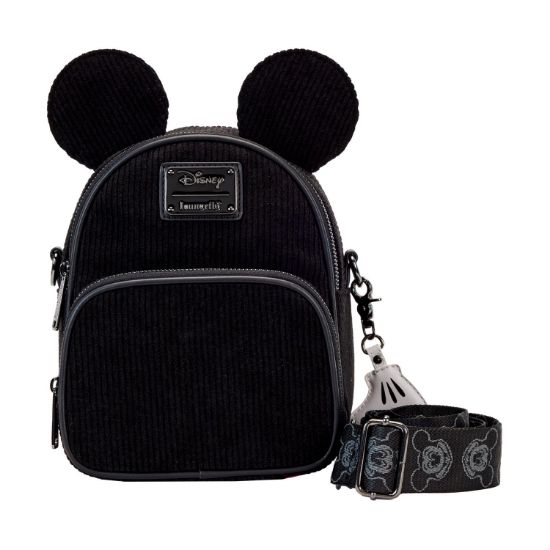 Picture of Loungefly Disney 100th: Mickey Mouse Corduroy Convertible Crossbody (WDTB3207)